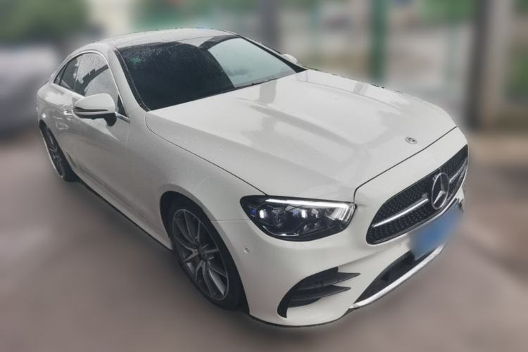 Used Mercedes-Benz E-Class 2021 E 300 Coupe Front Right 45 Deg