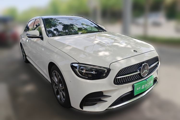 Used Mercedes-Benz E-Class 2021 E 300 L Sporty and Stylish Model Front Right 45 Deg