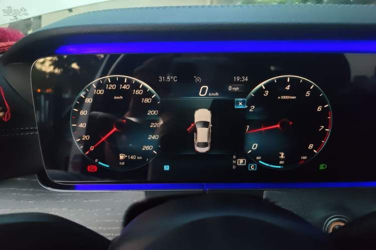 Used Mercedes-Benz E-Class 2021 E 300 L Sporty and Stylish Model Instrument Cluster