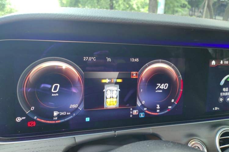 Used Mercedes-Benz E-Class 2021 E 300 L Sporty and Stylish Model Instrument Cluster