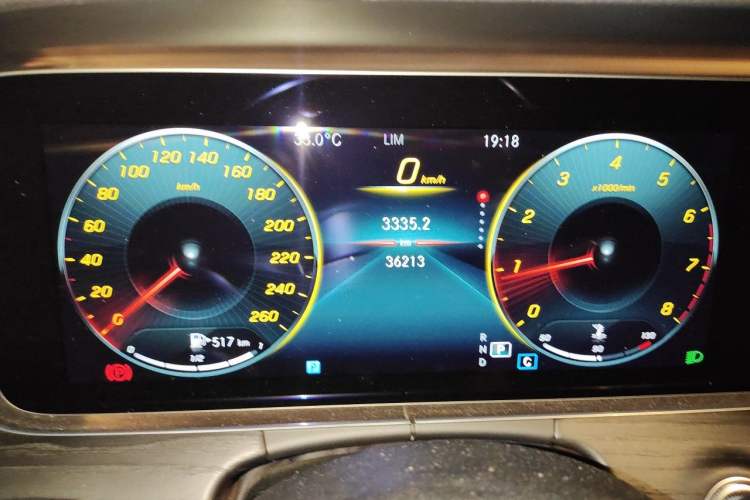Used Mercedes-Benz E-Class 2021 E 300 L Sporty and Stylish Model Instrument Cluster