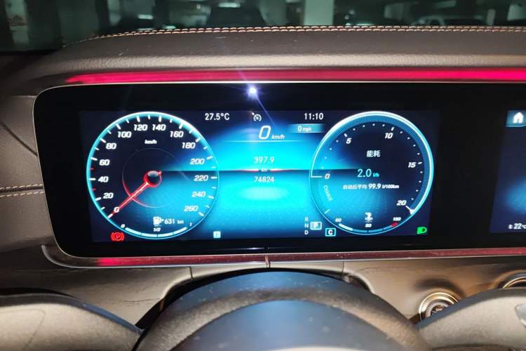 Used Mercedes-Benz E-Class 2021 E 300 L Sporty and Stylish Model Instrument Cluster