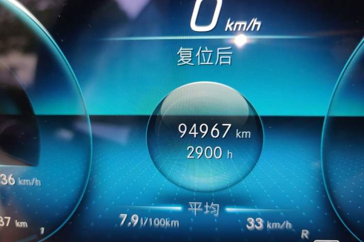 Used Mercedes-Benz E-Class 2021 E 260 Coupe Odometer Close Up