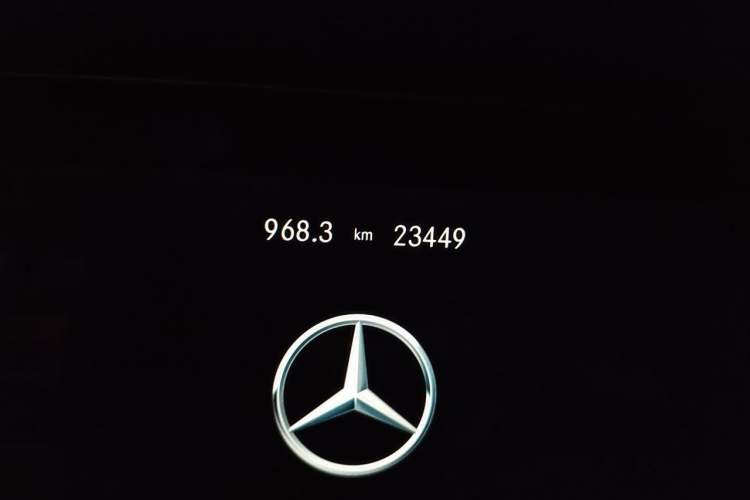 Used Mercedes-Benz E-Class  Odometer Close Up