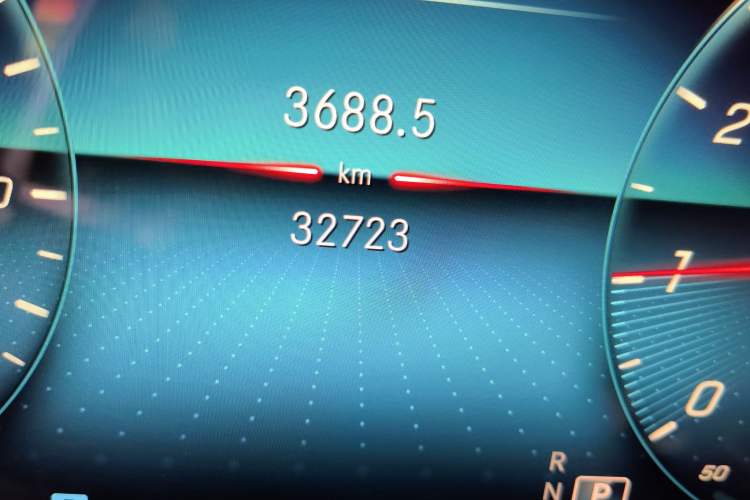 Used Mercedes-Benz E-Class 2021 Updated E 260 Fashion Sport Edition Odometer Close Up