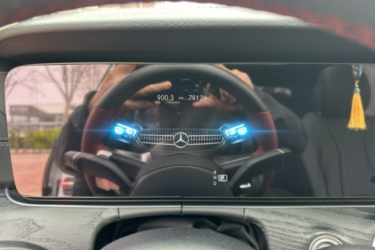 Used Mercedes-Benz E-Class 2021 Updated E 260 Fashion Sport Edition Odometer Close Up