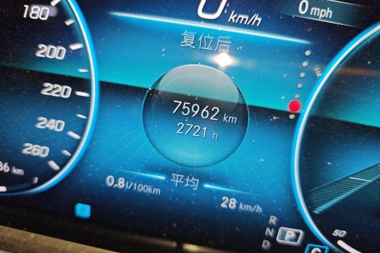 Used Mercedes-Benz E-Class 2021 Facelift E 260 L Sport Edition Odometer Close Up