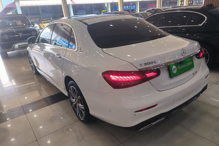 Used Mercedes-Benz E-Class 2021 E 300 L Sporty and Stylish Model Rear Left 45 Deg