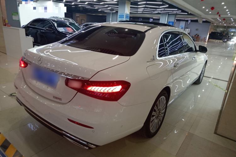 Used Mercedes-Benz E-Class 2021 E 300 L Stylish Model Rear Right 45 Deg