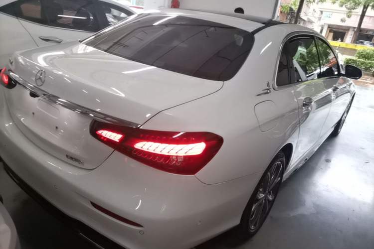 Used Mercedes-Benz E-Class 2021 E 300 L Sporty and Stylish Model Rear Right 45 Deg