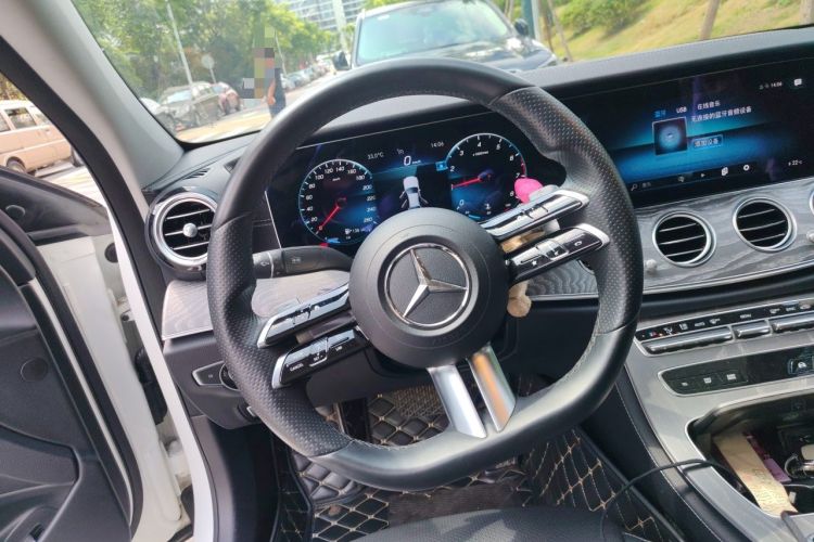 Used Mercedes-Benz E-Class 2021 E 300 L Sporty and Stylish Model Steering Wheel