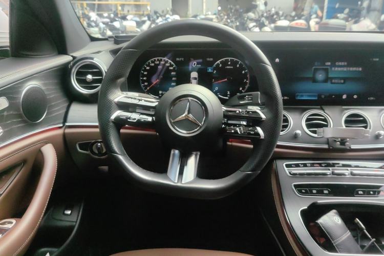 Used Mercedes-Benz E-Class 2021 E 300 L Sporty and Stylish Model Steering Wheel