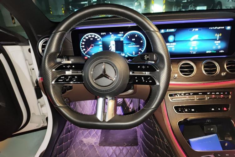 Used Mercedes-Benz E-Class 2021 E 300 L Sporty and Stylish Model Steering Wheel