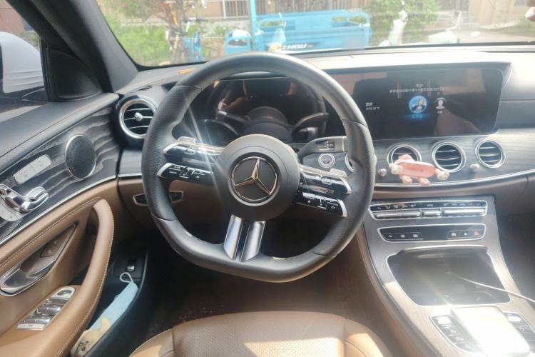 Used Mercedes-Benz E-Class 2021 E 300 L Sporty and Stylish Model Steering Wheel