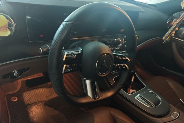 Used Mercedes-Benz E-Class 2021 E 300 L Sporty and Stylish Model Steering Wheel