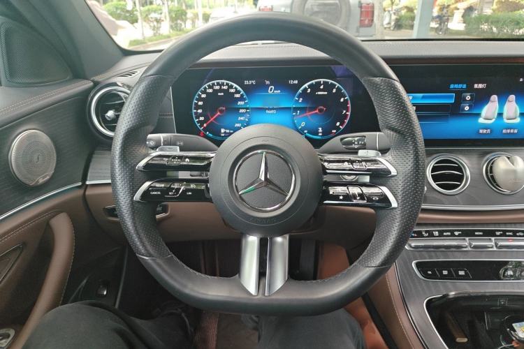 Used Mercedes-Benz E-Class 2021 E 300 L Sporty and Stylish Model Steering Wheel