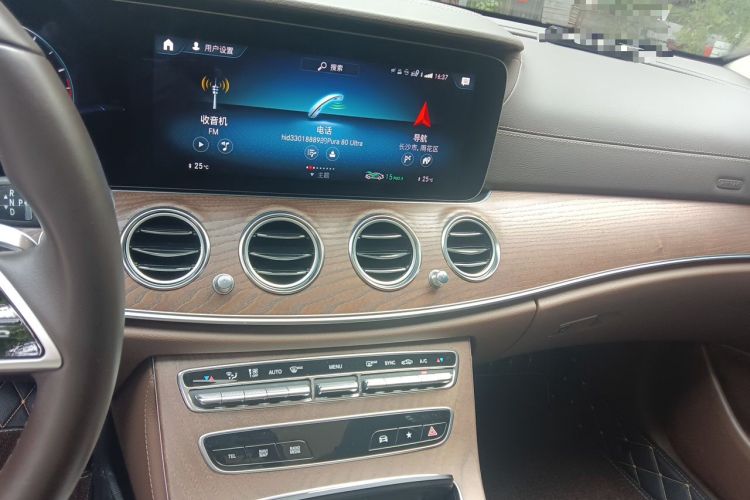 Used Mercedes-Benz E-Class 2022 E 300 L Luxury Model Audio And AC Panel