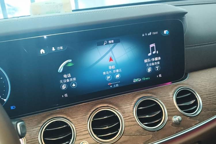 Used Mercedes-Benz E-Class 2022 Revised Version E 300 L Luxury Edition Audio And AC Panel