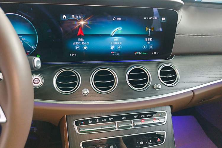 Used Mercedes-Benz E-Class 2022 Second Facelift E 300 L Luxury Edition Audio And AC Panel