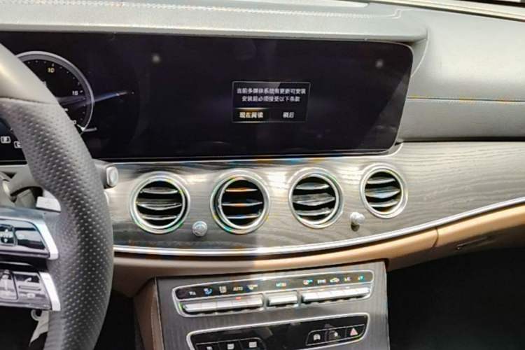 Used Mercedes-Benz E-Class 2022 Revised E 300 L Sporty and Stylish Edition Audio And AC Panel