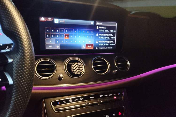 Used Mercedes-Benz E-Class 2022 Revised E 300 L Sport Luxury Edition Audio And AC Panel