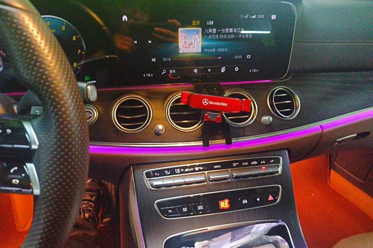 Used Mercedes-Benz E-Class 2022 E 300 L Sporty and Stylish Model Audio And AC Panel