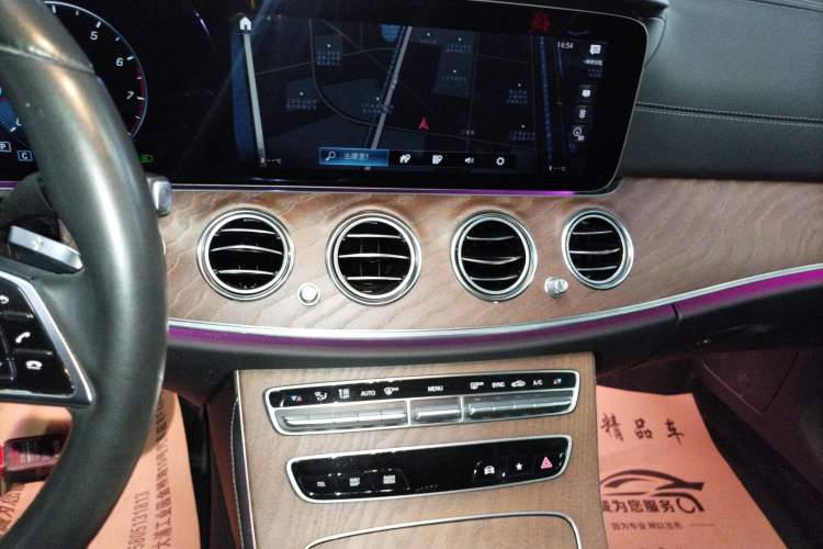 Used Mercedes-Benz E-Class 2022 Updated E 300 L Stylish Edition Audio And AC Panel