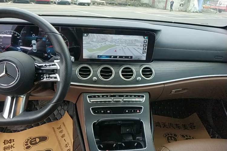 Used Mercedes-Benz E-Class 2022 E 300 L Sporty and Stylish Model Audio And AC Panel