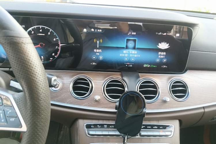 Used Mercedes-Benz E-Class 2022 Updated E 300 L Stylish Edition Audio And AC Panel