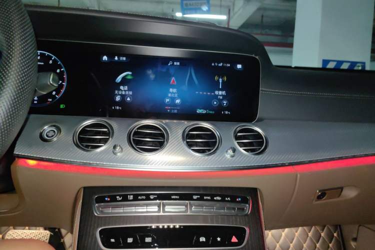 Used Mercedes-Benz E-Class 2022 Second Facelift E 300 L Sporty and Stylish Edition Audio And AC Panel