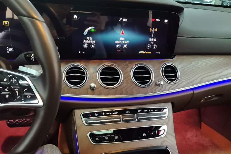 Used Mercedes-Benz E-Class 2022 Updated E 300 L Luxury Edition Audio And AC Panel