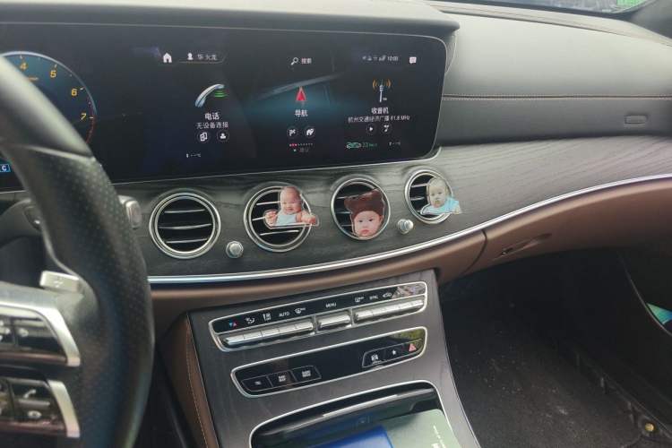 Used Mercedes-Benz E-Class 2022 E 300 L Sporty and Stylish Model Audio And AC Panel
