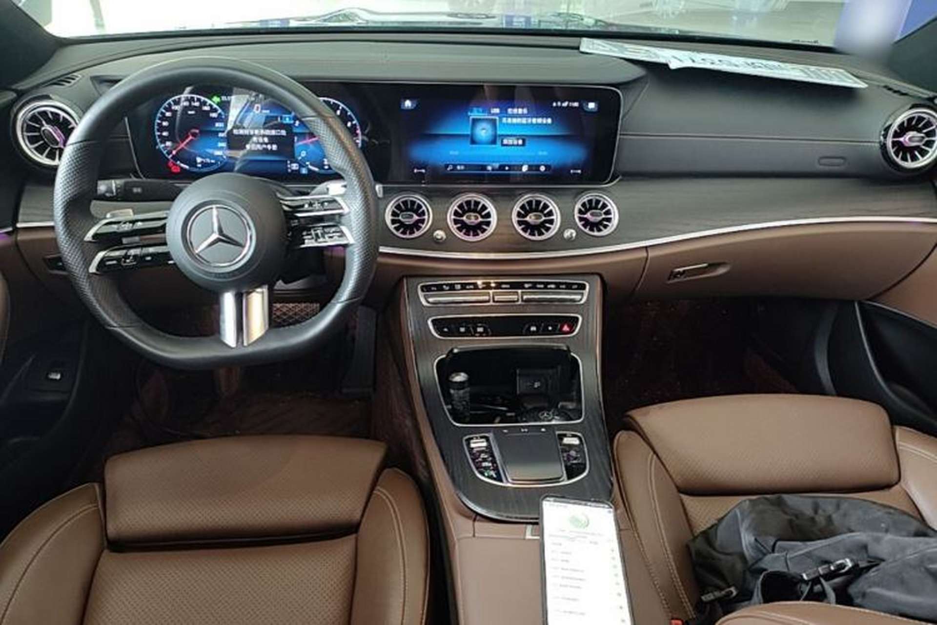 Used Mercedes-Benz E-Class 2022 Second Facelift E 300 L Sporty and Stylish Edition Center Console