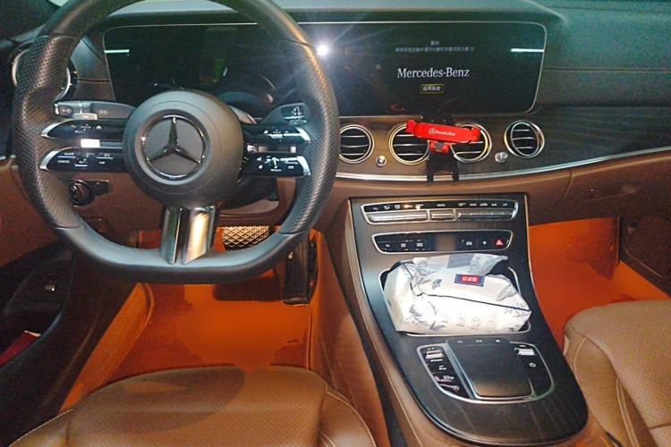 Used Mercedes-Benz E-Class 2022 E 300 L Sporty and Stylish Model Center Console