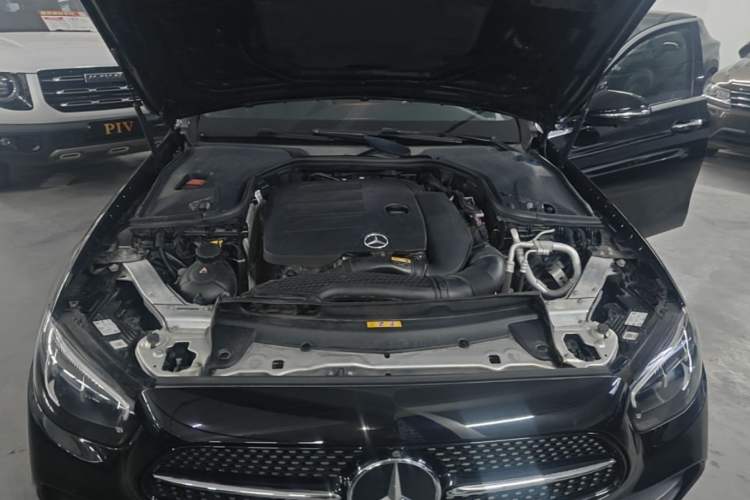 Used Mercedes-Benz E-Class 2022 Revised E 300 L Sporty and Stylish Edition Engine Bay