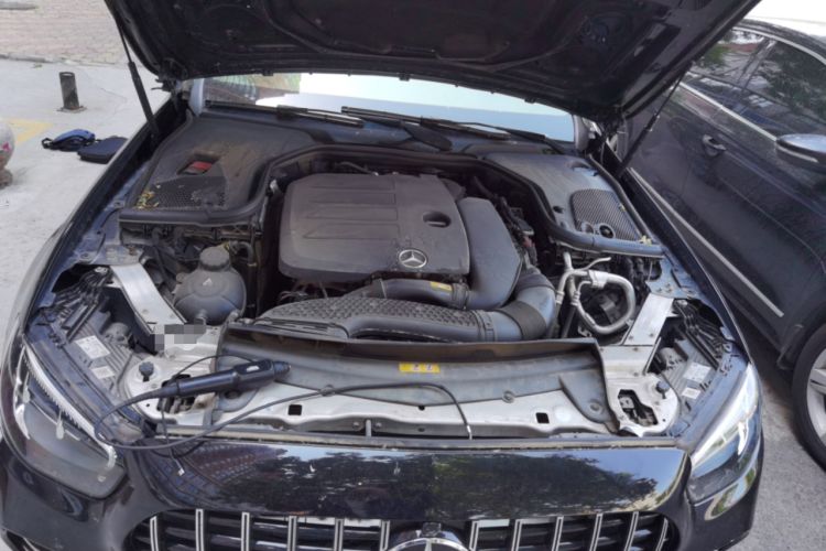 Used Mercedes-Benz E-Class 2022 E 300 L Sporty and Stylish Model Engine Bay