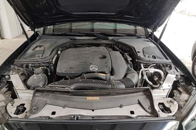 Used Mercedes-Benz E-Class 2022 Revised E 300 L Sporty and Stylish Edition Engine Bay