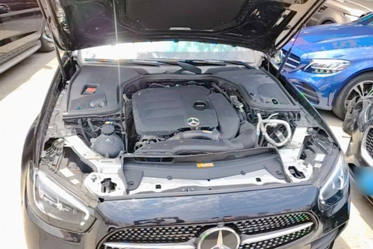 Used Mercedes-Benz E-Class 2022 Revised E 300 L Sporty and Stylish Edition Engine Bay