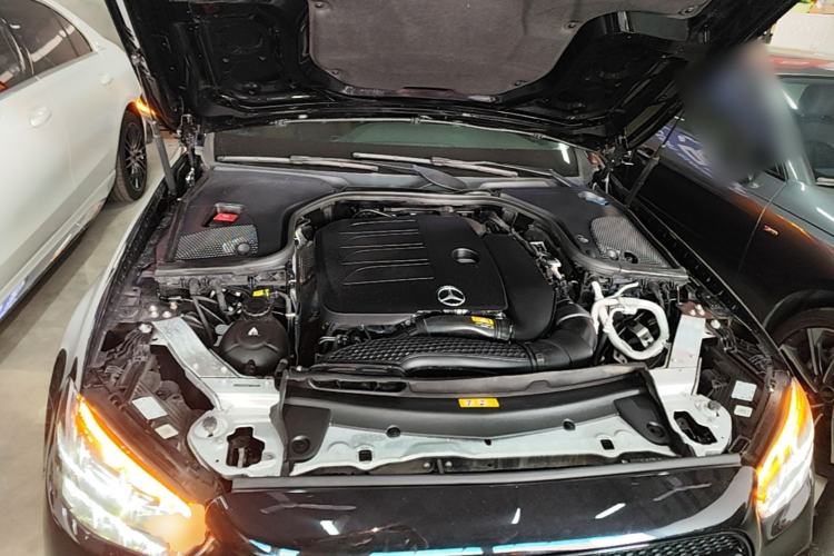 Used Mercedes-Benz E-Class 2022 Revised E 300 L Sporty and Stylish Edition Engine Bay