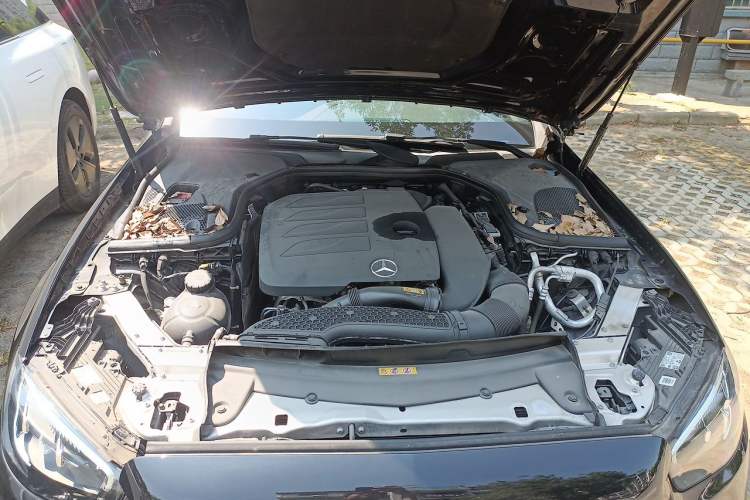 Used Mercedes-Benz E-Class 2022 Revised E 300 L Sporty and Stylish Edition Engine Bay