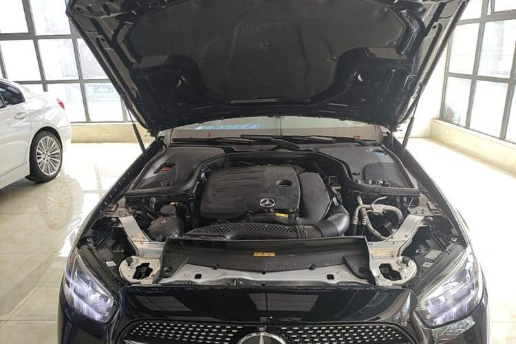 Used Mercedes-Benz E-Class 2022 Second Facelift E 300 L Sporty and Stylish Edition Engine Bay