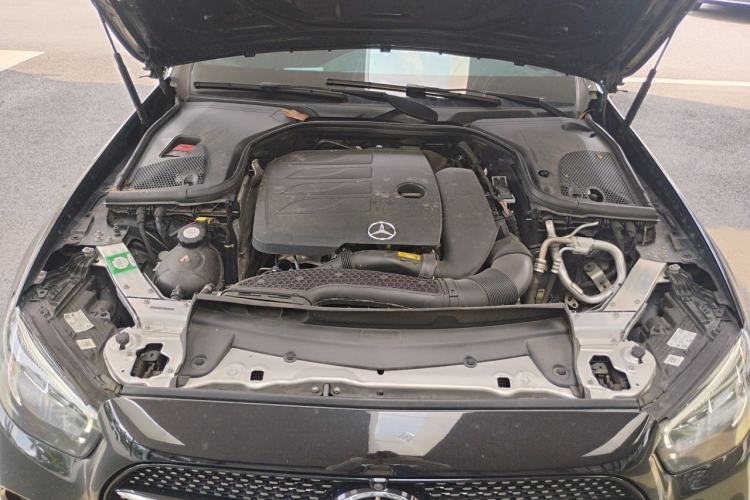 Used Mercedes-Benz E-Class 2022 Revised E 300 L Sporty and Stylish Edition Engine Bay