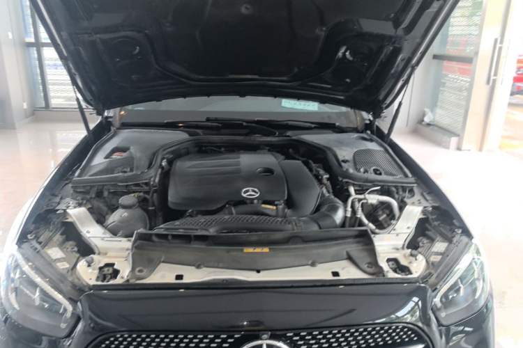 Used Mercedes-Benz E-Class 2022 Revised E 300 L Sporty and Stylish Edition Engine Bay