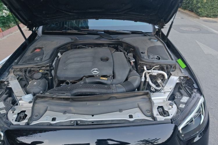 Used Mercedes-Benz E-Class 2022 Second Facelift E 300 L Sporty and Stylish Edition Engine Bay
