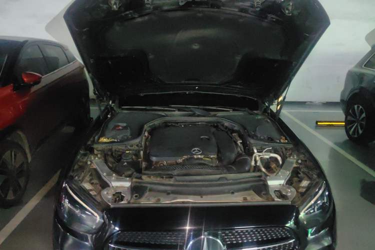 Used Mercedes-Benz E-Class 2022 Revised E 300 L Sporty and Stylish Edition Engine Bay
