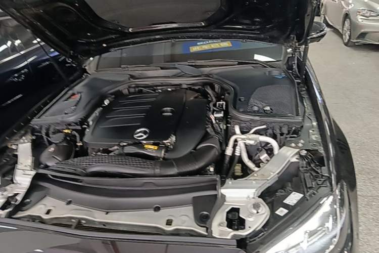 Used Mercedes-Benz E-Class 2022 Revised E 300 L Sporty and Stylish Edition Engine Bay