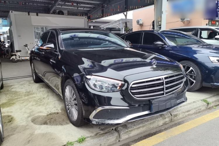 Used Mercedes-Benz E-Class 2022 E 300 L Stylish Model Front Right 45 Deg
