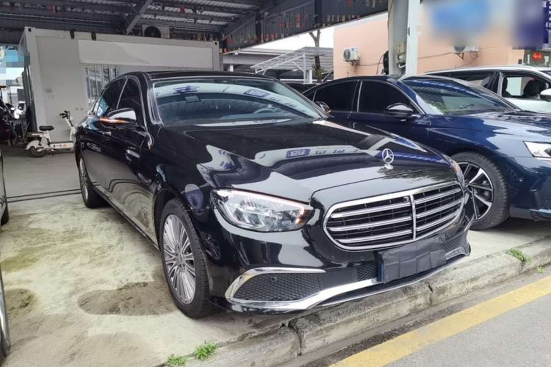 Used Mercedes-Benz E-Class 2022 E 300 L Stylish Model Front Right 45 Deg