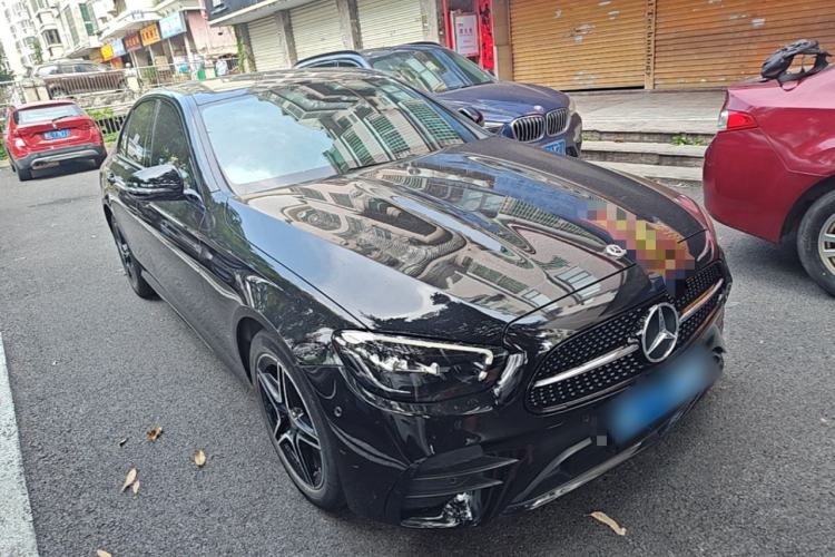 Used Mercedes-Benz E-Class 2022 E 300 Stylish Sports Edition Front Right 45 Deg