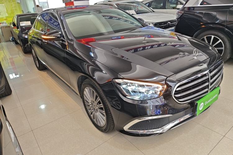 Used Mercedes-Benz E-Class 2022 E 300 L Stylish Model Front Right 45 Deg